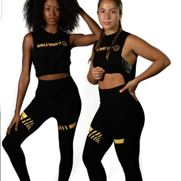 Girls Who Lift - Gold Standard Flowy Tank - Picture 3 of 3